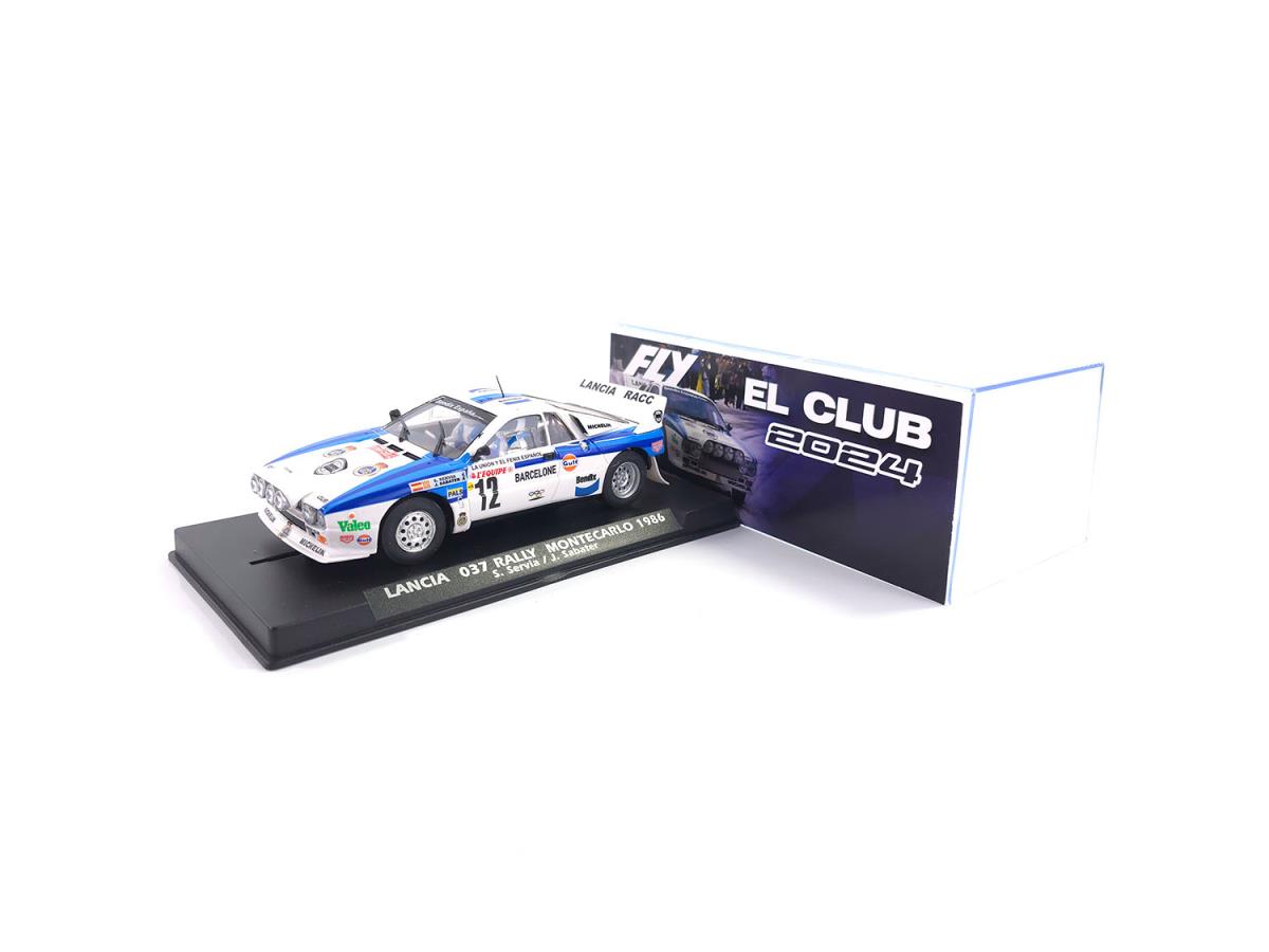 Fly Car Model L037 No.12 Rally Montecarlo 1986 FLYFC2024 1:32 Slot Car