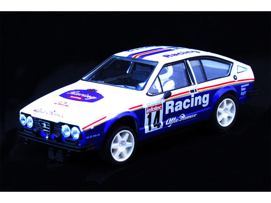 Fly Car Model Alfa Romeo GTV6 Rally Tour de Corse 1986 Loubet/Andrie 1:32 G003