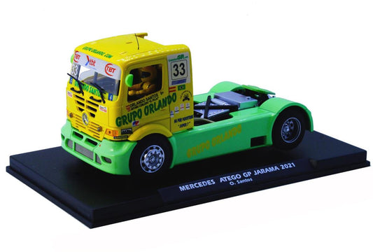 Fly Car Model TRUCK38 Camion Mercedes Jarama 2018 O.Santos 1:32