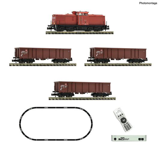 Fleischmann DBAG BR204 Diesel Freight Starter Set V (DCC-Fitted) N Gauge FM5170005