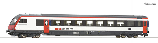 Fleischmann SBB BI EW-IV 2nd Class Control Coach VI FM6260018 N Gauge