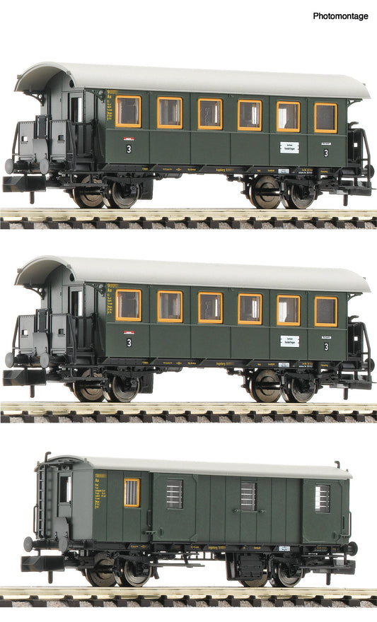Fleischmann DB Ci/Ci/Pwi Coach Set (3) III N Gauge FM6260023