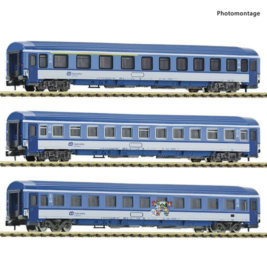Fleischmann CD Eurofima Abmz/Bmz/Bmz Coach Set (3) VI N Gauge FM6260030