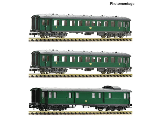Fleischmann SNCB Coach (Set of 3) III FM6260054 N Gauge