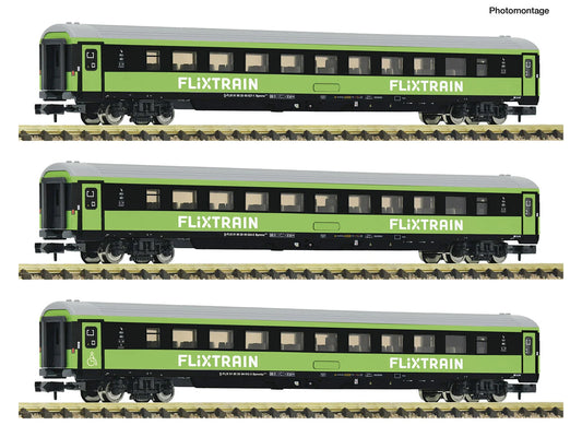 Fleischmann Flixtrain Bpmmbz/Bpmmz Coach Set 2 (2) VI N Gauge FM6260086