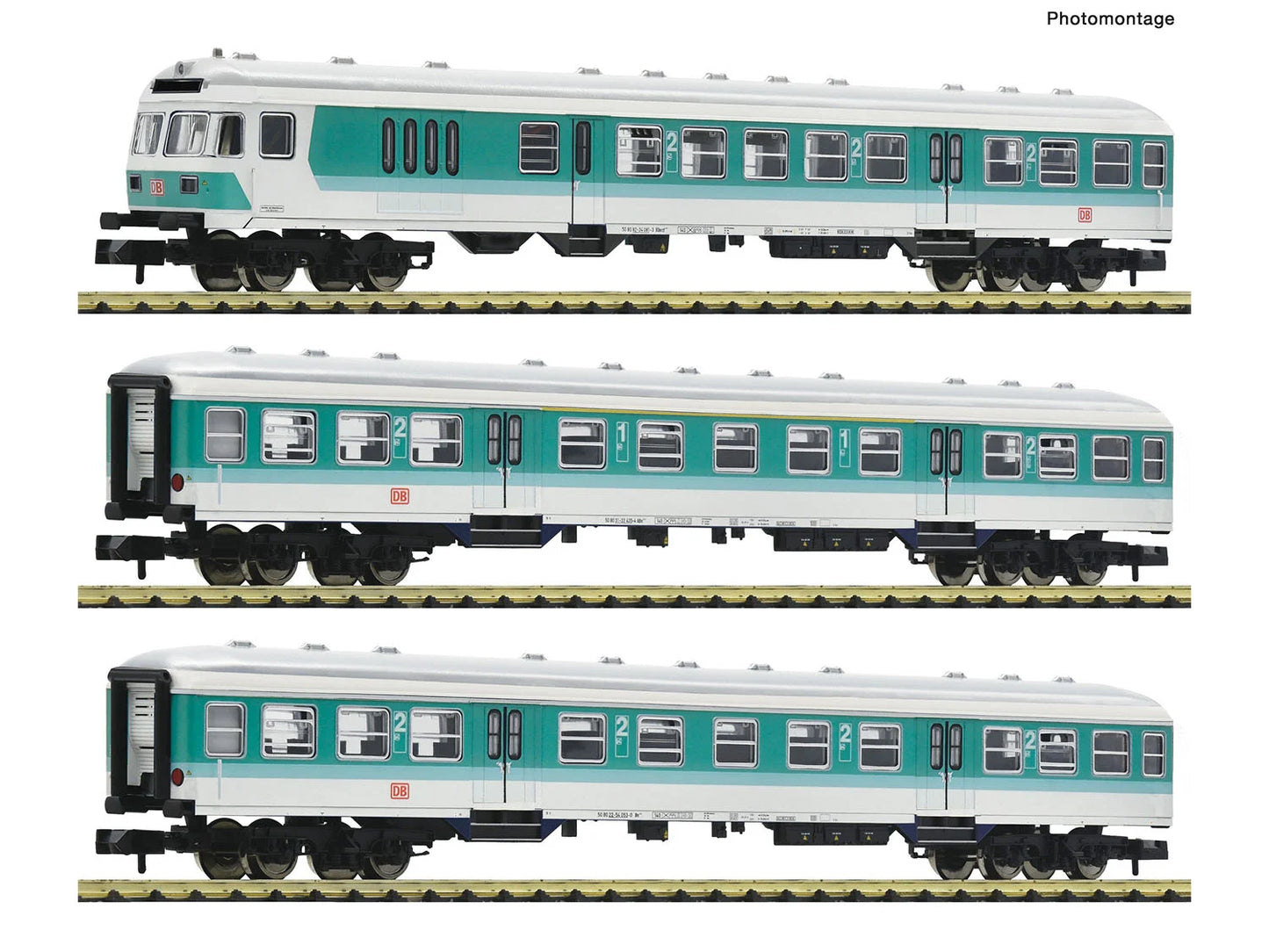 Fleischmann DB ABn417.0/Bn447/BDnrzf463 Commuter Coach Set 1 (3) V FM6260090