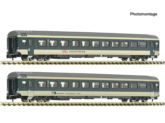 Fleischmann SOB B Voralpen Express Coach Set 1 (2) IV N Gauge FM6260095