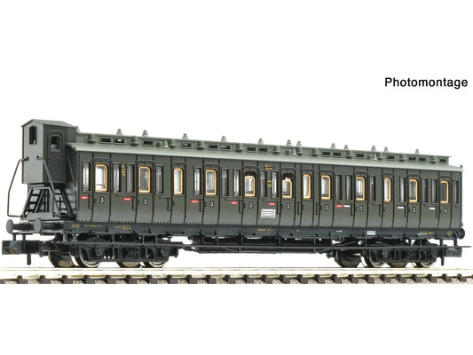 Fleischmann DRG C4 pr04 3rd Class Compartment Coach II N Gauge FM6260102