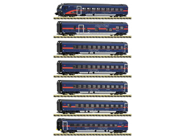 Fleischmann OBB Nightjet Coach Set (7) (DCC-Fitted) FM6270065 N Gauge