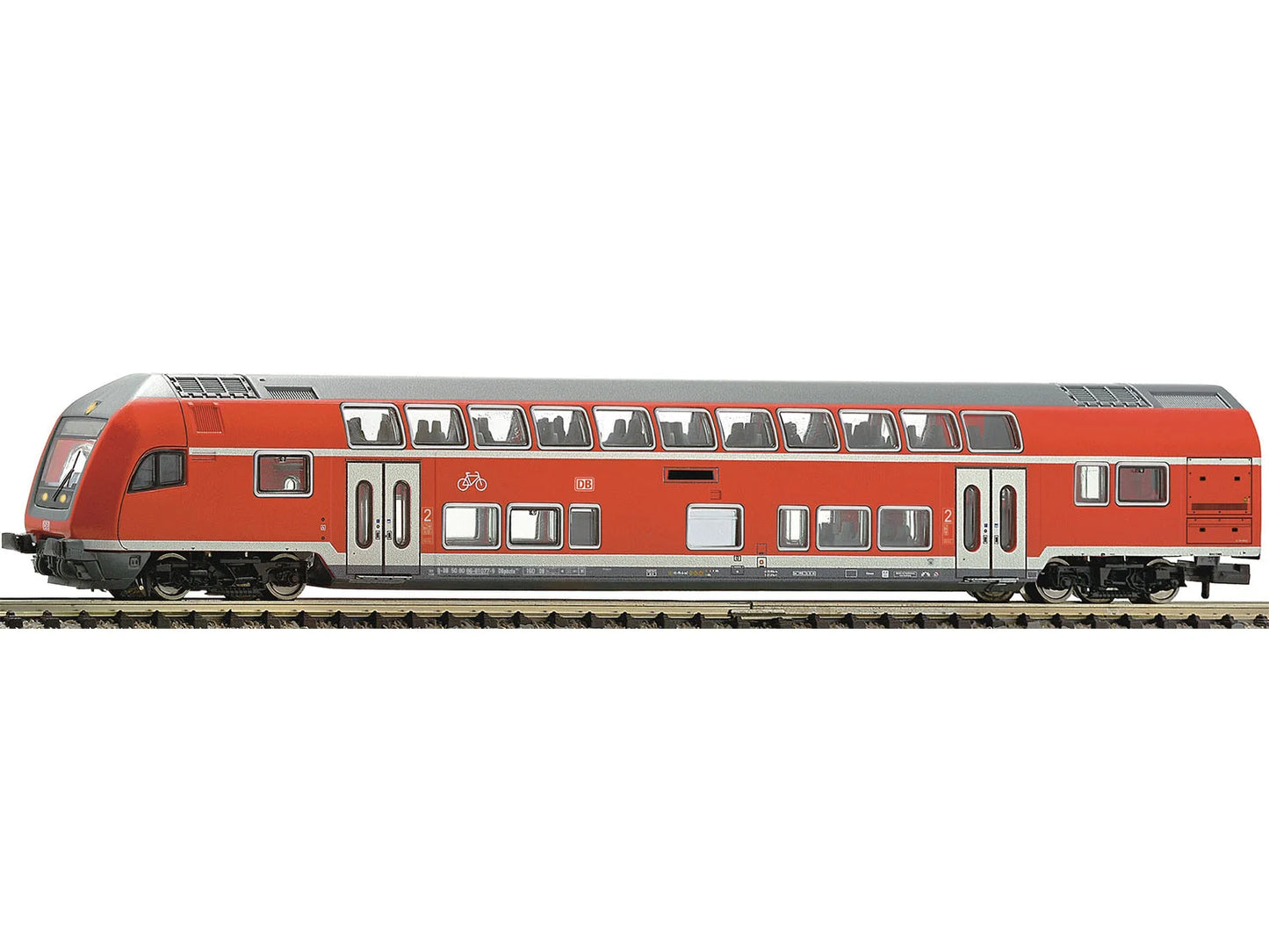 Fleischmann DBAG FBpbzfa766 2nd Class BiLevel Control Coach VI N Gauge FM6270082