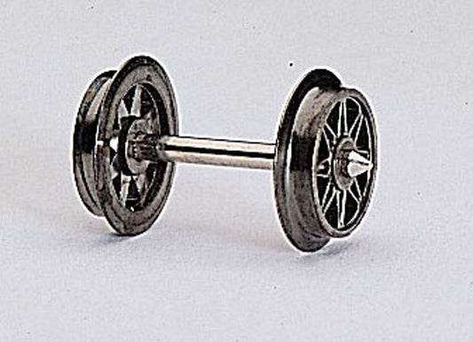 Fleischmann AC Double Spoked Wheelset 24mm HO Gauge FM6563