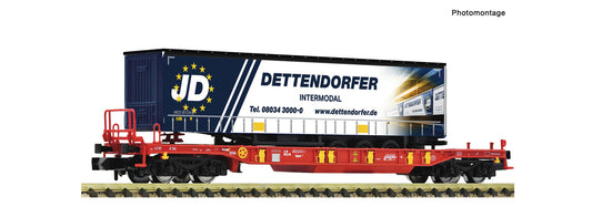 Fleischmann DBAG T3 Pocket Wagon w/Dettedorfer Trailer VI FM6660009 N Gauge