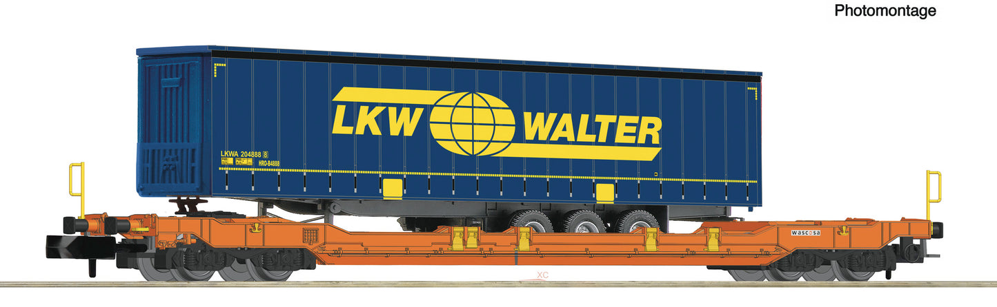 Fleischmann Wascosa Sdgnss T5 Pocket Wagon LKW Walter Trailer Load V N Gauge FM6660039
