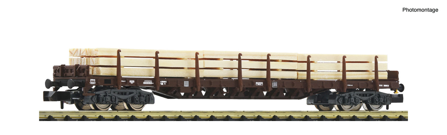 Fleischmann SBB Rs Bogie Stake Wagon w/Timber Load V N Gauge FM6660049