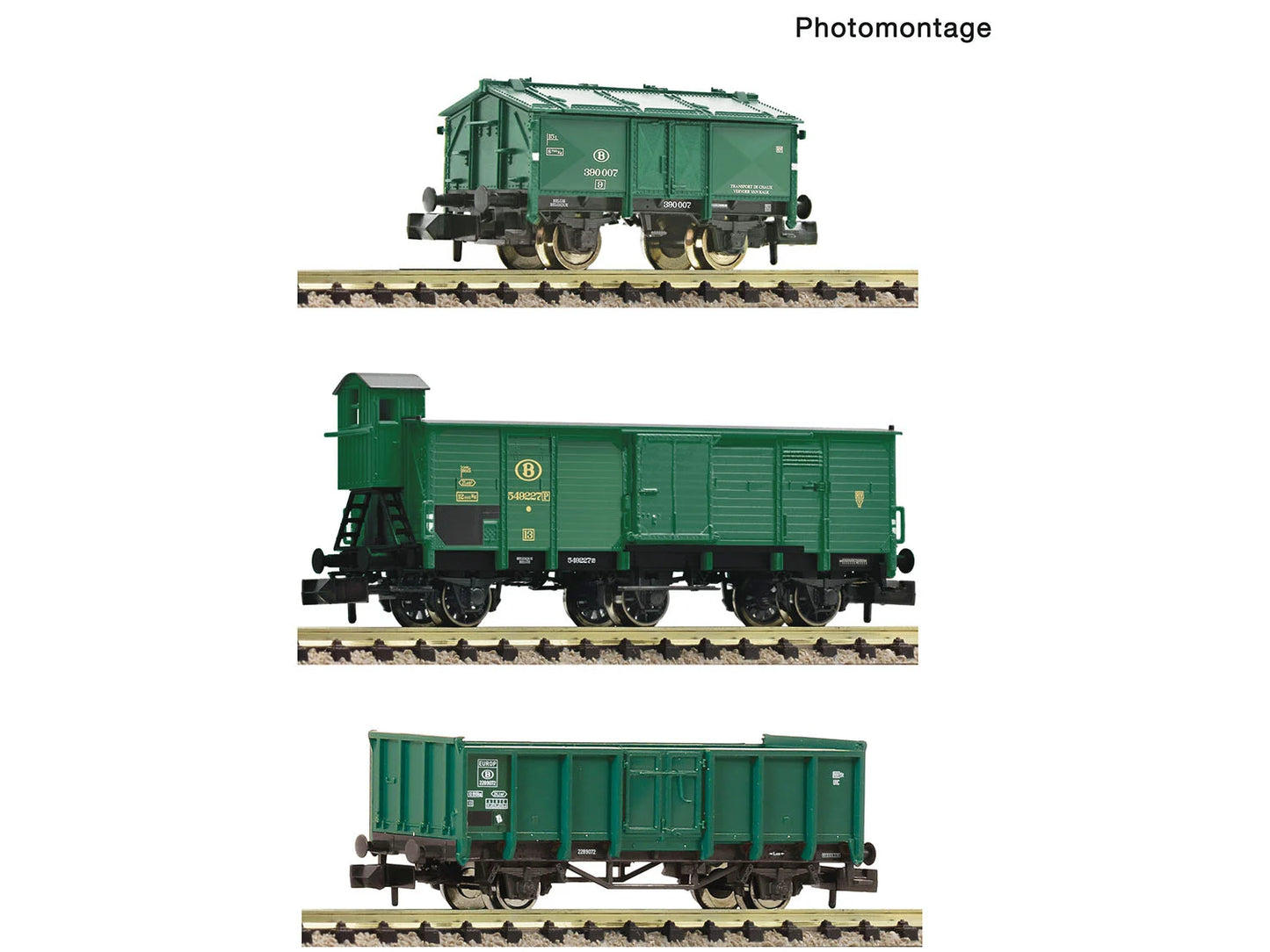 Fleischmann SNCB Mixed Goods Wagon Set (3) III N Gauge FM6660077