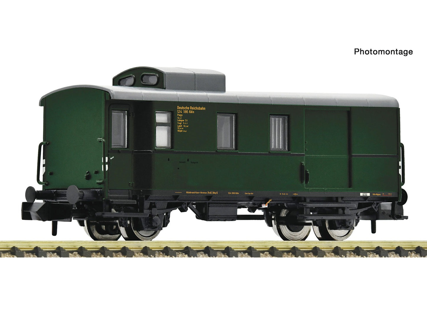 Fleischmann DRB Pwgs41 Baggage Wagon II FM6660082 N Gauge