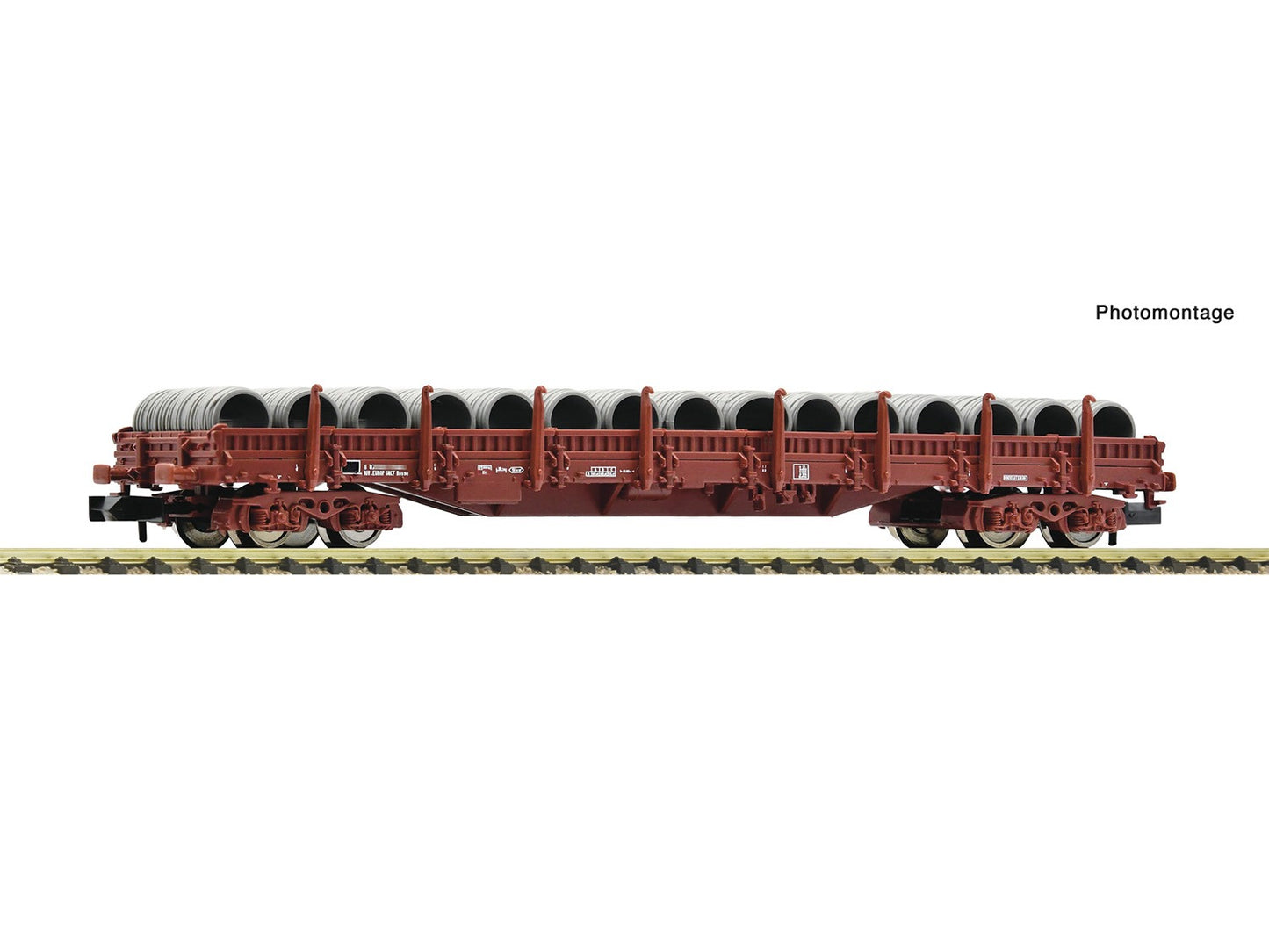 Fleischmann SNCF Res Bogie Stake Wagon w/Steel Coil Load V FM6660085 N Gauge