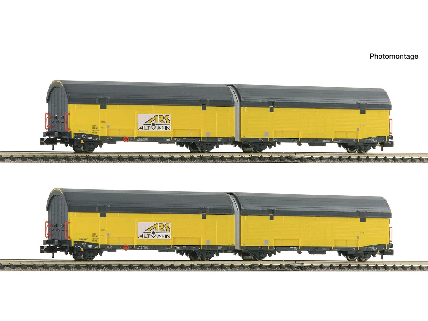 Fleischmann ARS Altmann Hccrrs Car Transporter Set (2) VI FM6660112 N Gauge