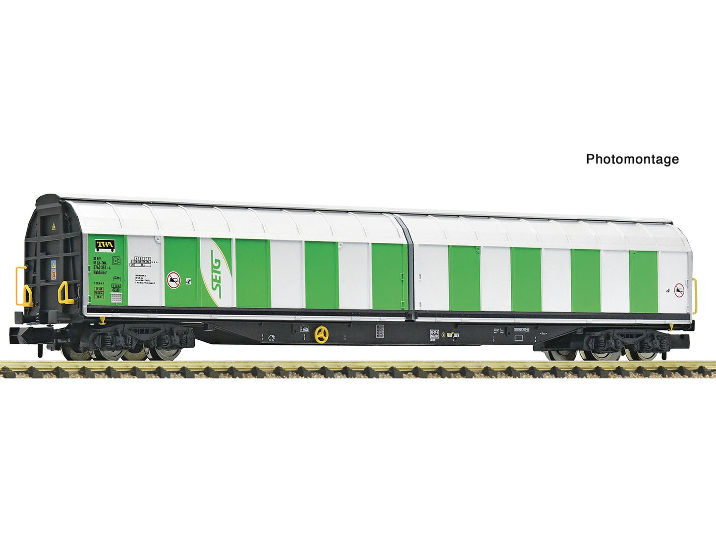 Fleischmann SETG Habbilins High Capacity Sliding Wall Wagon VI FM6660121 N Gauge