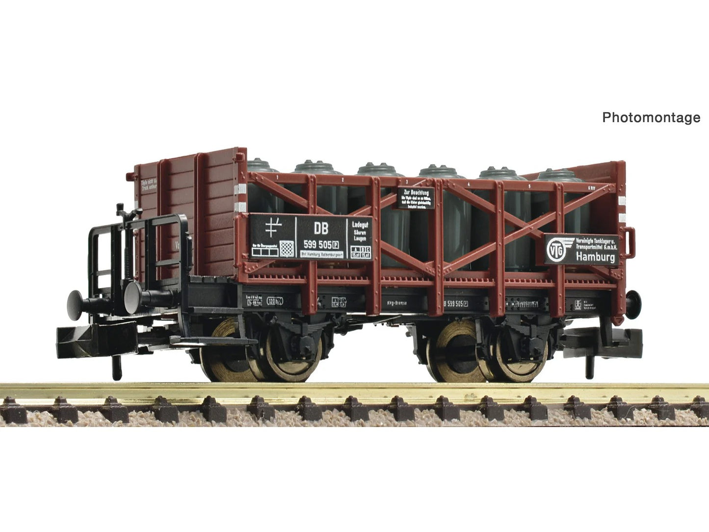Fleischmann DB Acid Tank Transportation Wagon III FM6660128 N Gauge
