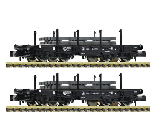 Fleischmann OBB Ssy Heavy Duty Flat Wagon w/Slab Load Set (2) III FM6660134