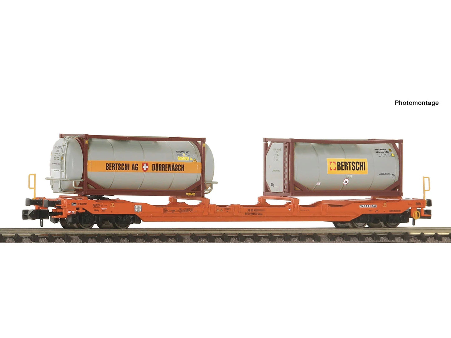 Fleischmann Wascosa T5 Pocket Wagon w/Tanktainers Load VI N Gauge FM6660136
