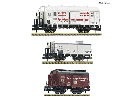 Fleischmann DRB Mixed Goods Wagon Set (3) II N Gauge FM6660148