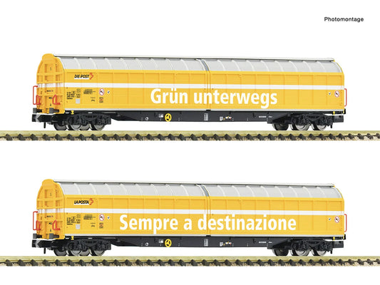 Fleischmann Wascosa Habbillnss Long Sliding Wall Wagon Set (2) VI FM6660155