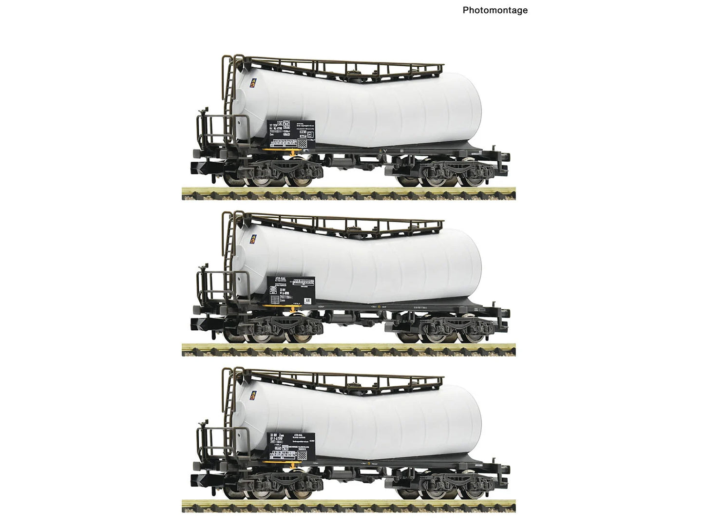 Fleischmann PO Zans Slurry Tank Wagon Set (3) VI N Gauge FM6660170