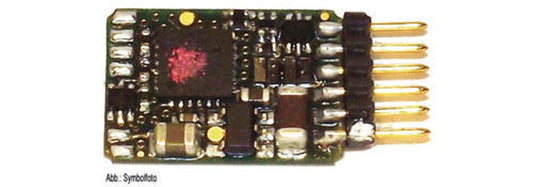 Fleischmann 6 Pin NEM651 Direct Plug DCC Decoder (Zimo MX617N) N/HO/OO Gauge