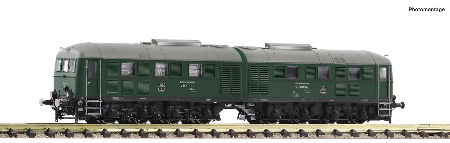 Fleischmann 725103 DB V188 002 Diesel Electric Double Unit III N Gauge