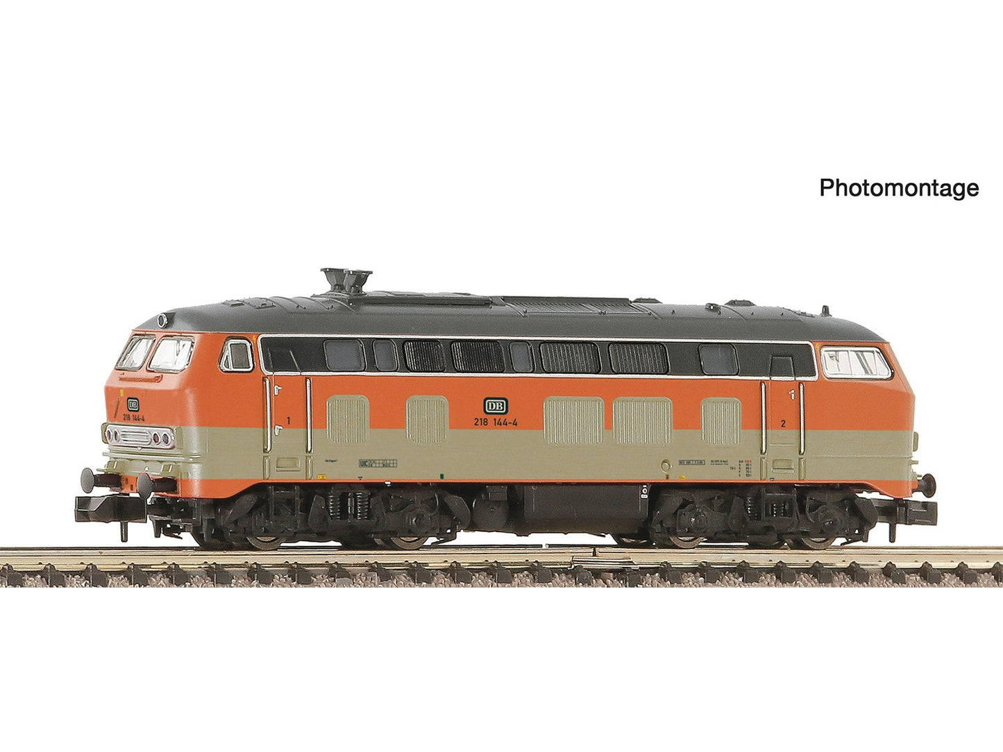 Fleischmann DB BR218 144-4 Diesel Locomotive IV FM7360023 N Gauge