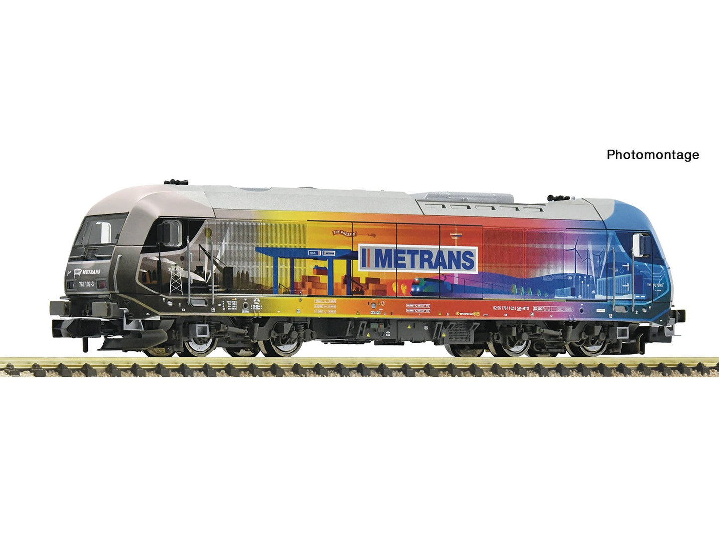 Fleischmann Metrans Rh761 102-3 Diesel Locomotive VI (DCC-Sound) 7370029 N Gauge