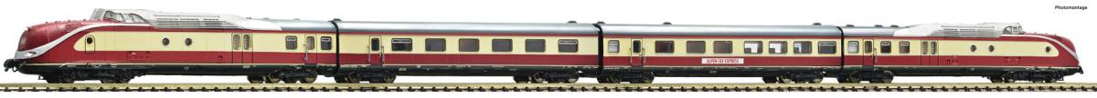 Fleischmann 741085 DB BR601 Alpen See Express 4 Car DMU IV (DCC-Sound) N Gauge