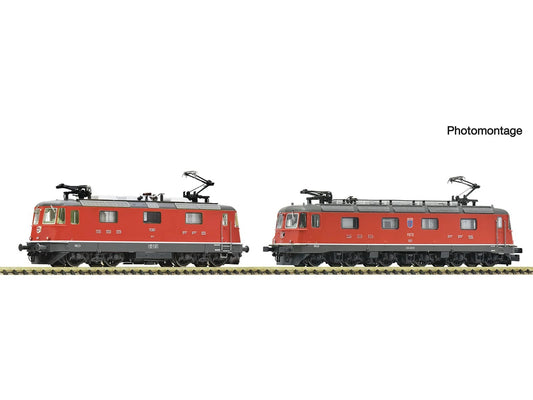 Fleischmann SBB Re 10/10 Double Electric Locomotive Set IV FM7560049 N Gauge