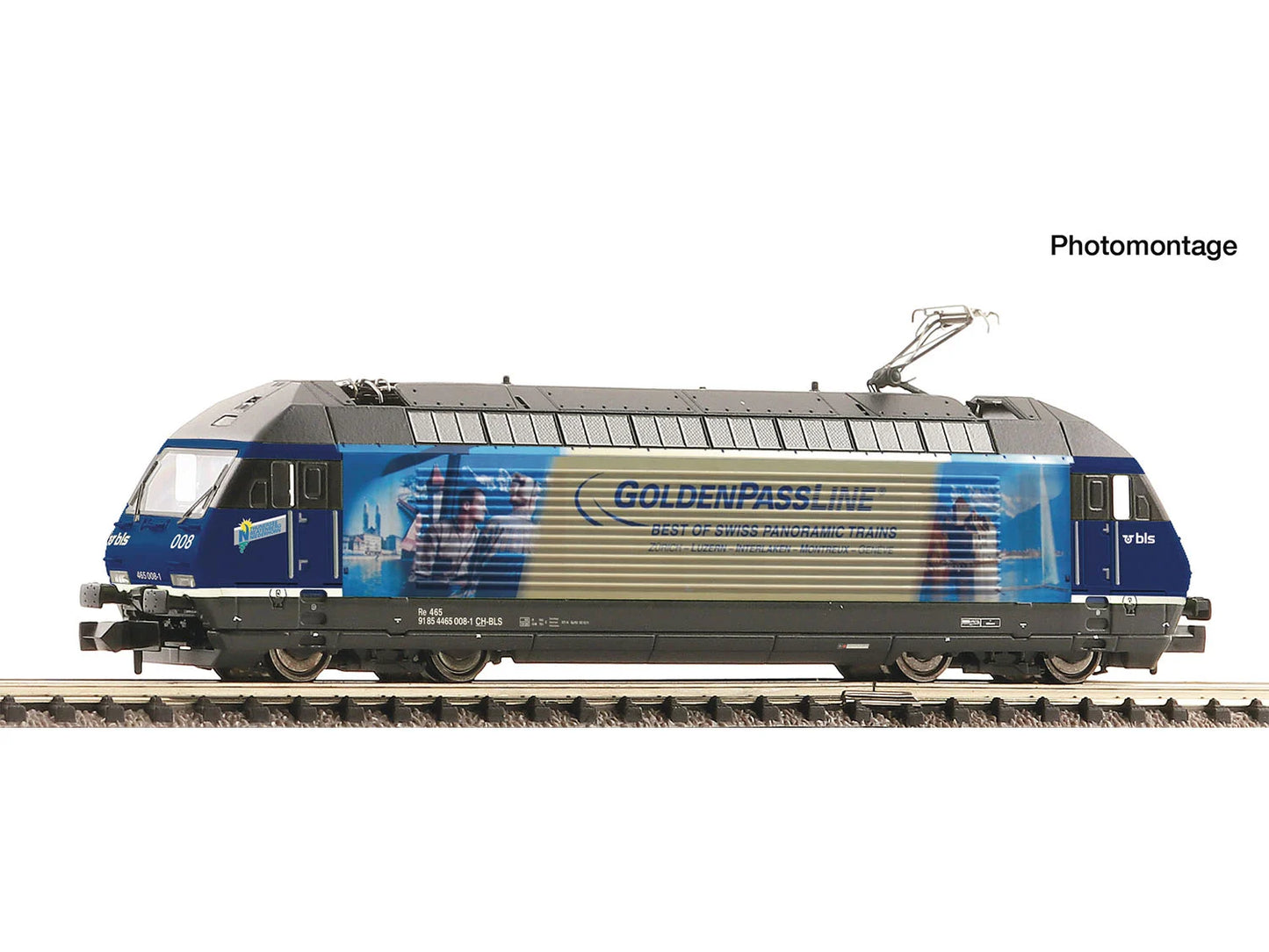 Fleischmann SBB Re465 008-1 Electric Locomotive V (DCC-Sound) FM7570083 N Gauge
