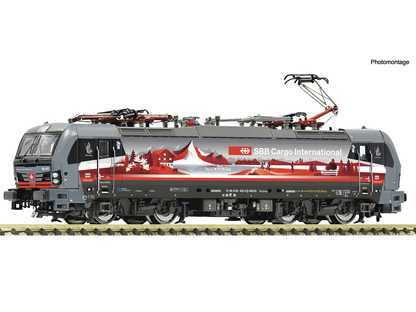 Fleischmann SBB Cargo BR193 4520 CH Electric Loco VI DCC-Sound FM7570088 N Gauge