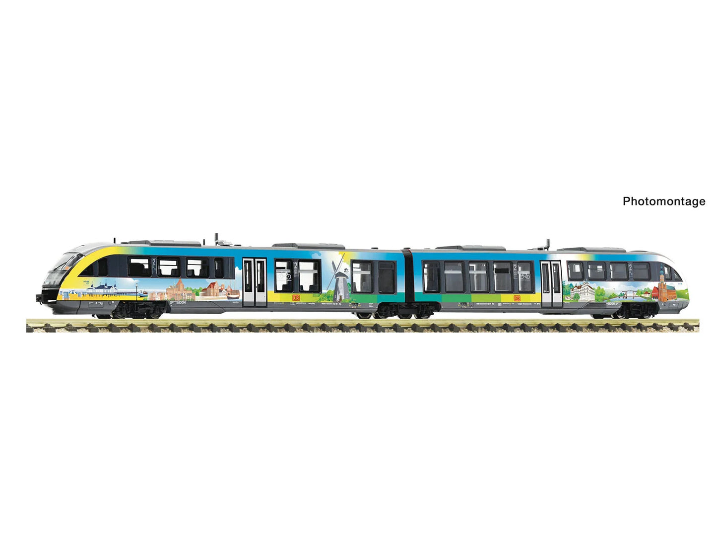 Fleischmann 7760015 DBAG BR642 039-1 2 Car DMU VI N Gauge