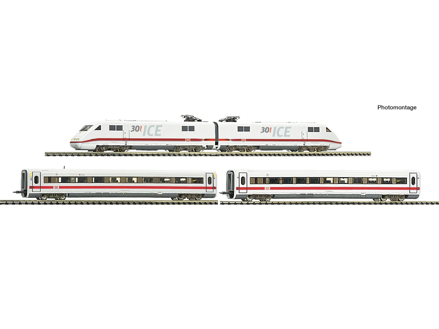 Fleischmann DBAG ICE1 BR401 086-4 30yr 4 Car EMU VI DCC-Sound FM7770012 N Gauge
