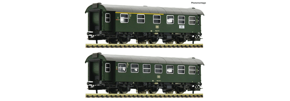 Fleischmann DB B3yg/AB3yg Conversion Coach Set (2) IV FM809911 N Gauge