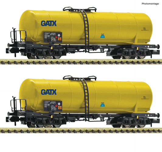 Fleischmann GATX Zans Bogie Tank Wagon Set (2) VI FM825816 N Gauge