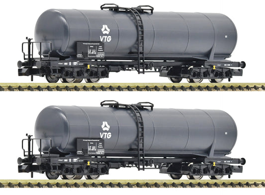 Fleischmann VTG Zas Bogie Tank Wagon Set (2) IV FM825819 N Gauge