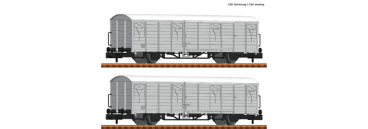 Fleischmann 826212 DR Glmms Refrigerated Van Set (2) IV N Gauge