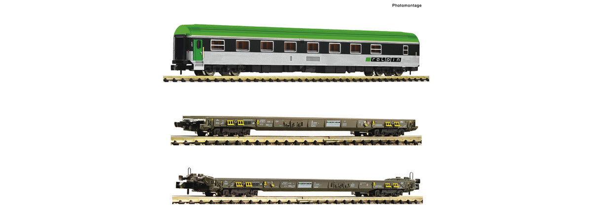 Fleischmann 827112 RALPIN Rollende Autobahn Set (3) VI N Gauge