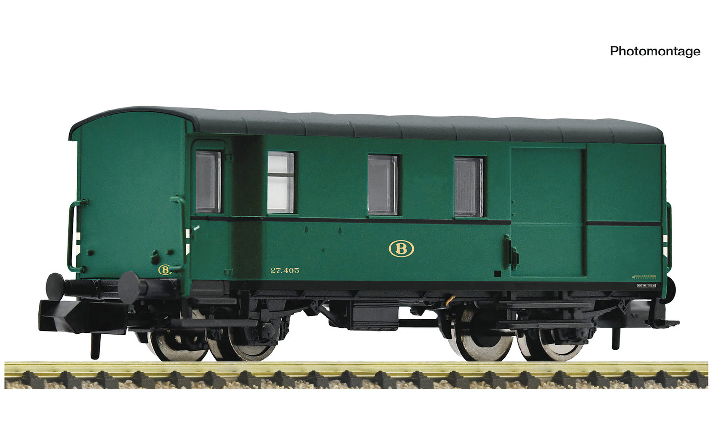 Fleischmann SNCB Pwgs Baggage Wagon III FM830156 N Gauge