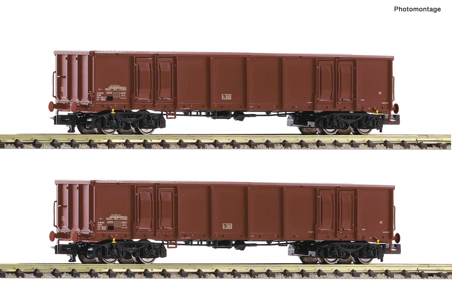 Fleischmann 830253 DR Gondola Set (2) IV N Gauge