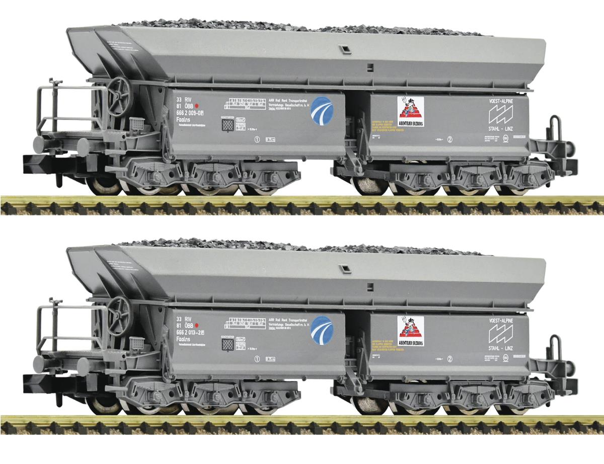 Fleischmann OBB Faalns Self Unloading Hopper Set (2) V FM852713 N Gauge