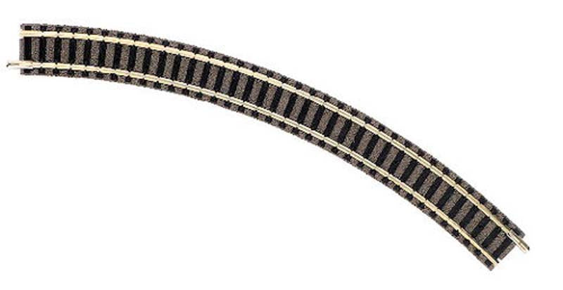 Fleischmann Profi Track Curve Radius 2 45 Degree 225.6mm N Gauge FM9125