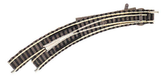 Fleischmann Profi Track Left Hand Curved Live Frog Turnout N Gauge FM9168