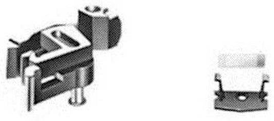 Fleischmann Profi Coupling Flat Centre Spring/Cover Plate/Long Lug N Gauge